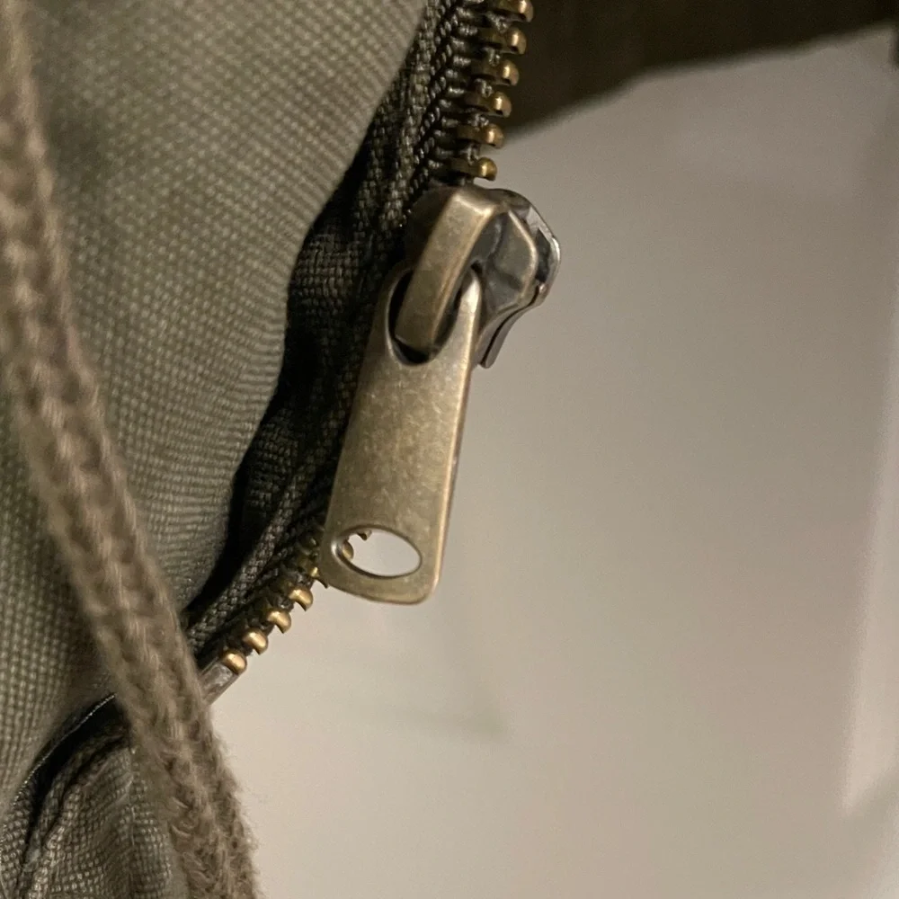 Ava & Viv Olive Hooded Utility Jacket - Picture 6 of 10